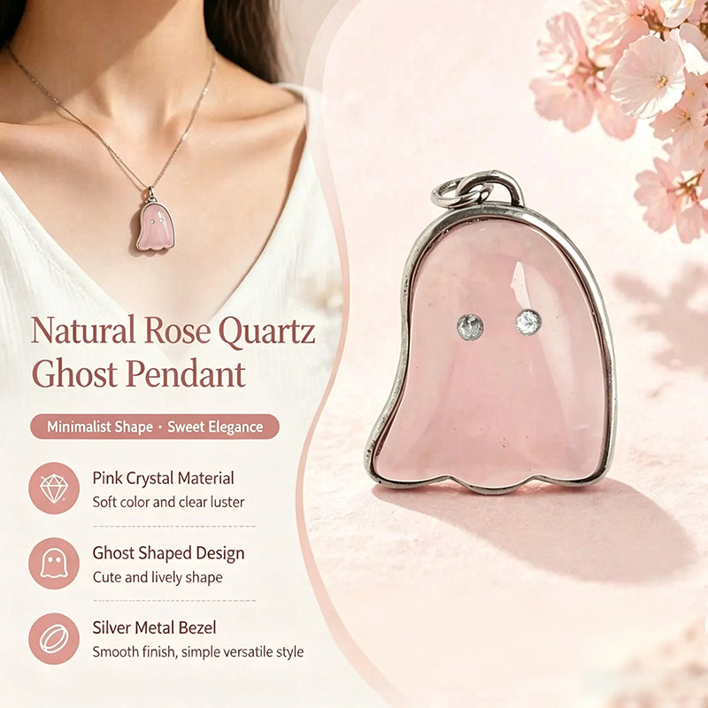 Cute Ghost Pendant Necklace