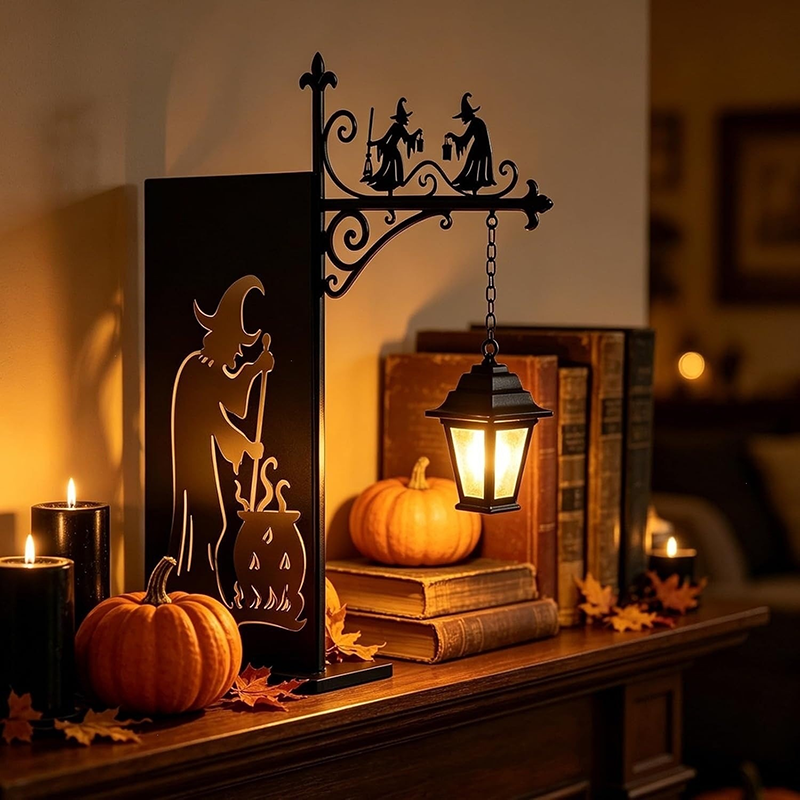 Library Bookshelf Lanterns