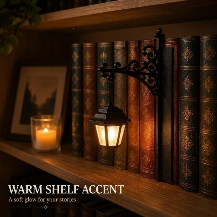 Library Bookshelf Lanterns