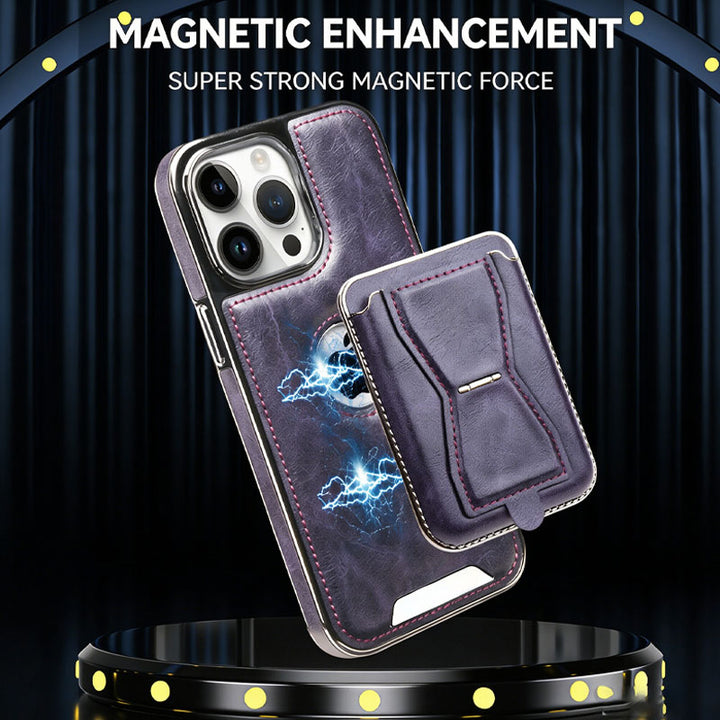 Magnetic card-holder phone case