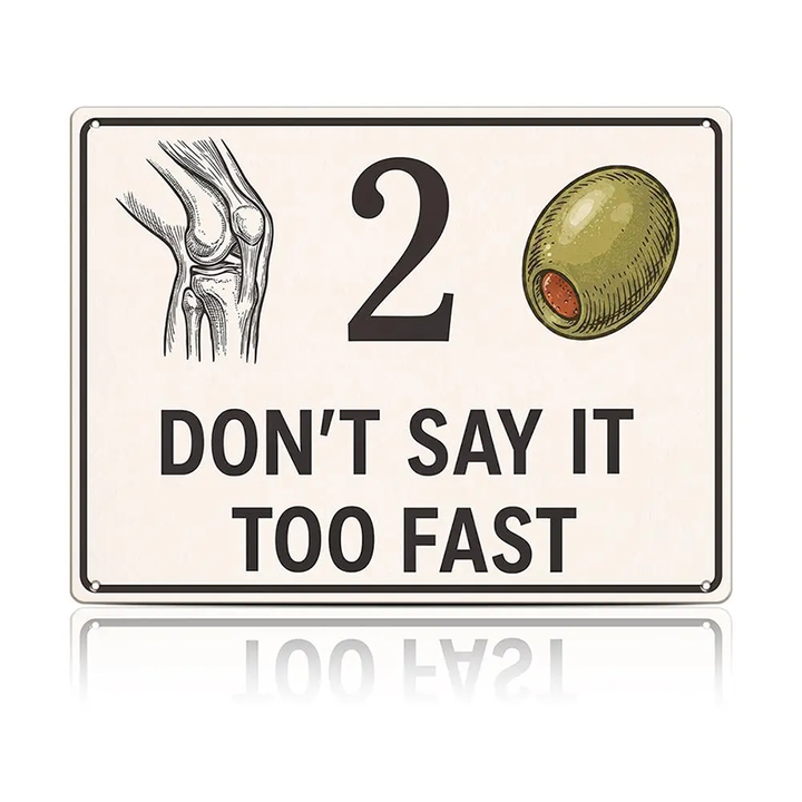 Fun and Humorous Metal Signs