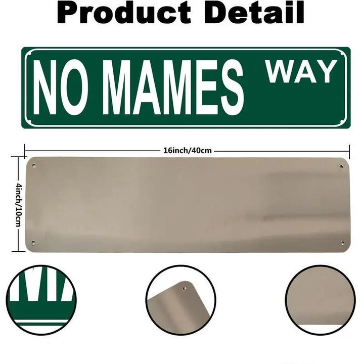 Fun Retro Metal Sign – &