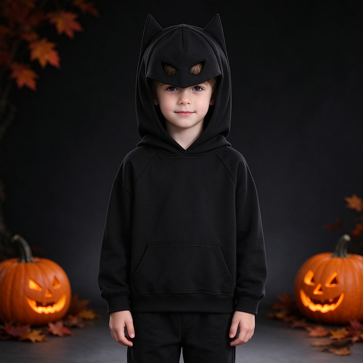 Kids Monster Mask Hoodie
