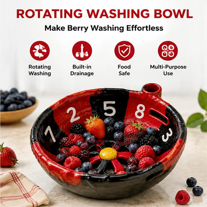 Exquisite 3D-Printed Berry Spinner Colander