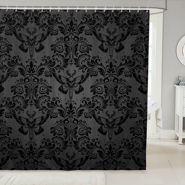 Gothic Home Decor Waterproof Shower Curtain