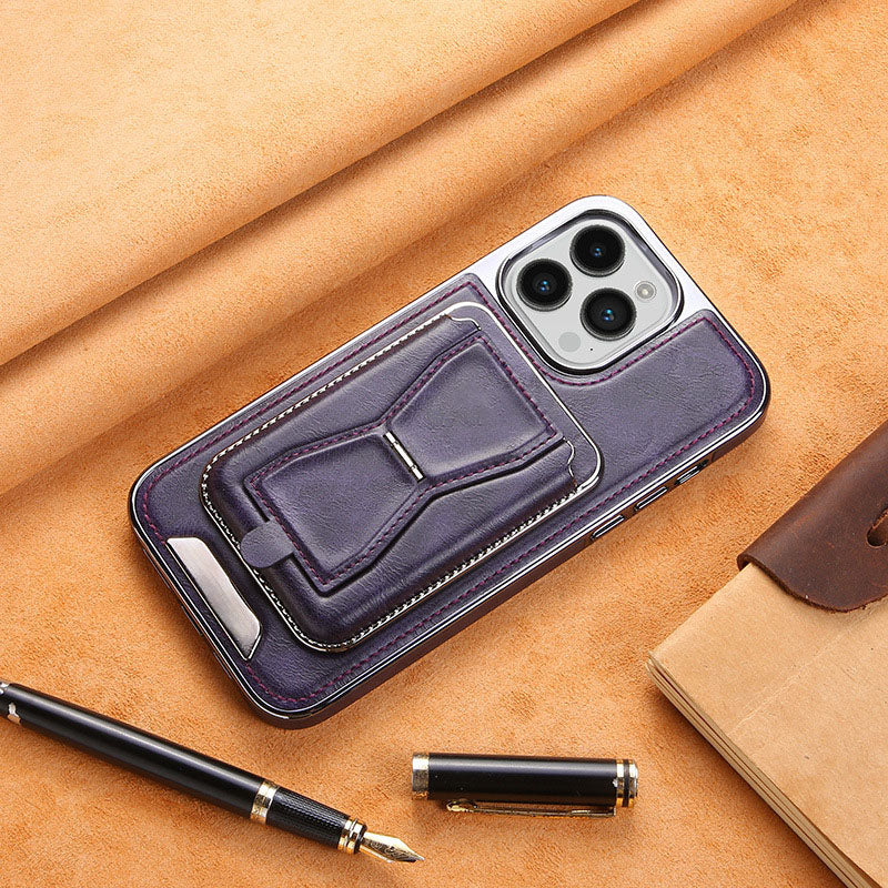 Magnetic card-holder phone case