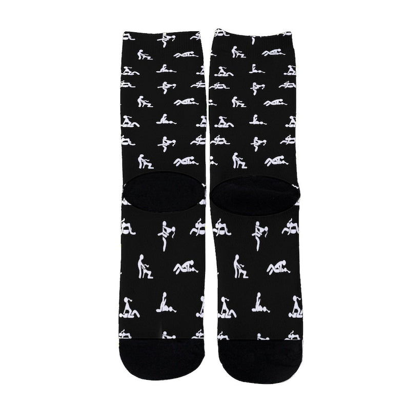 Sex Positions Print Stockings