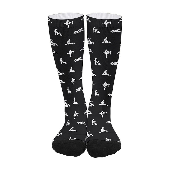 Sex Positions Print Stockings