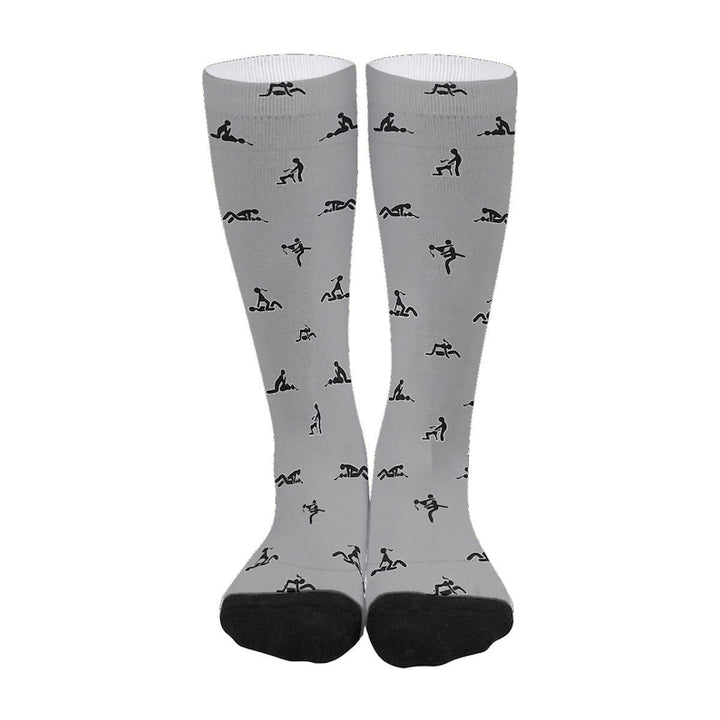 Sex Positions Print Stockings