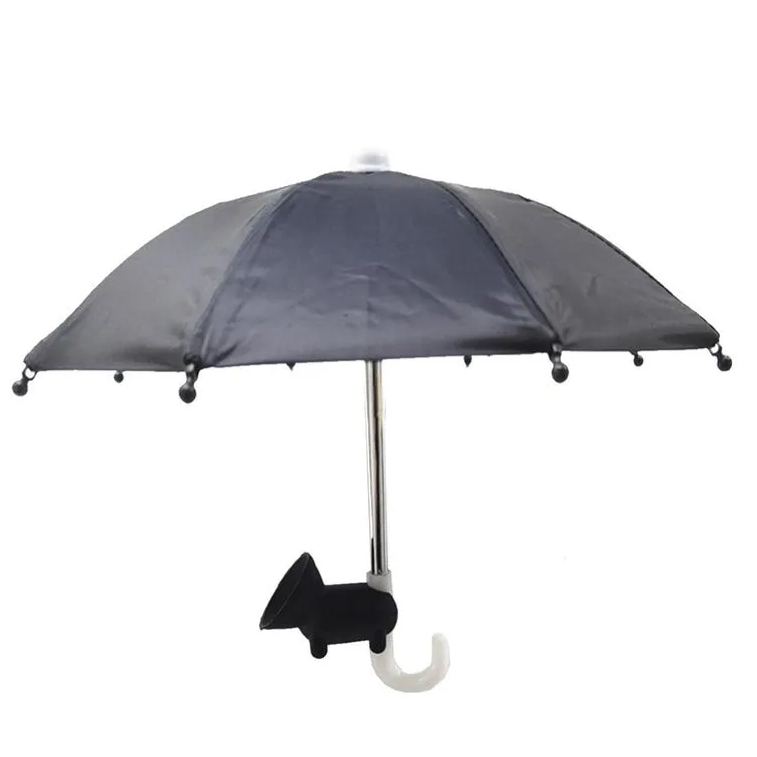 Mini Cell Phone Umbrella and Cell Phone Sunshade - Ultra Compact Universal Sunshade