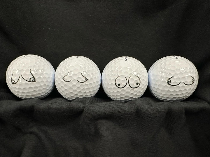 Chest Sketch Pattern Golf Ball