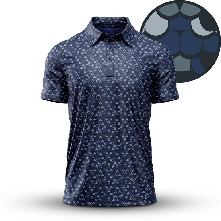 Fun Print Short Sleeve Golf Shirt
