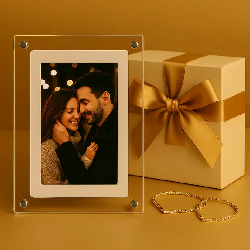 Acrylic digital photo frame video player