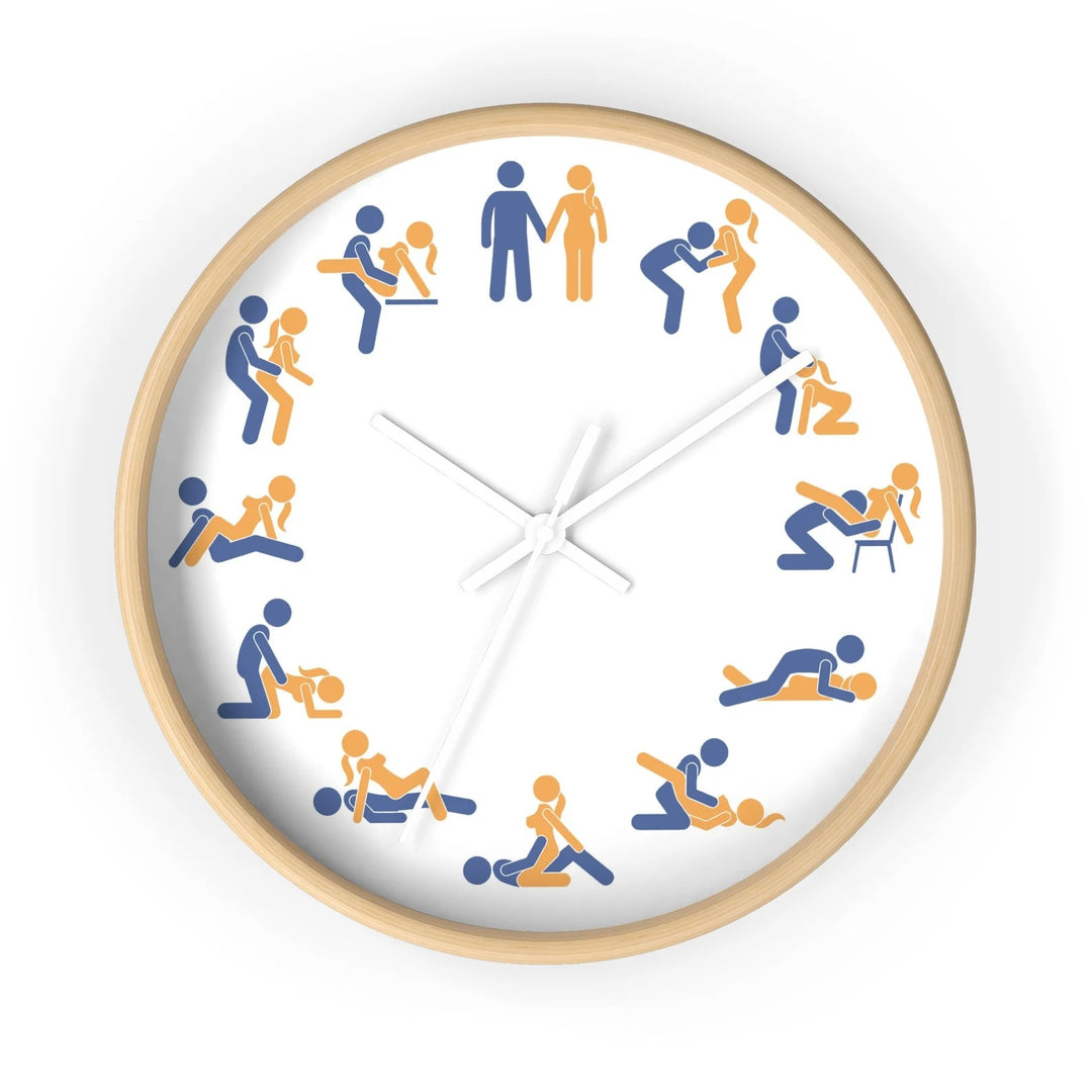 Sex Position Wall Clock
