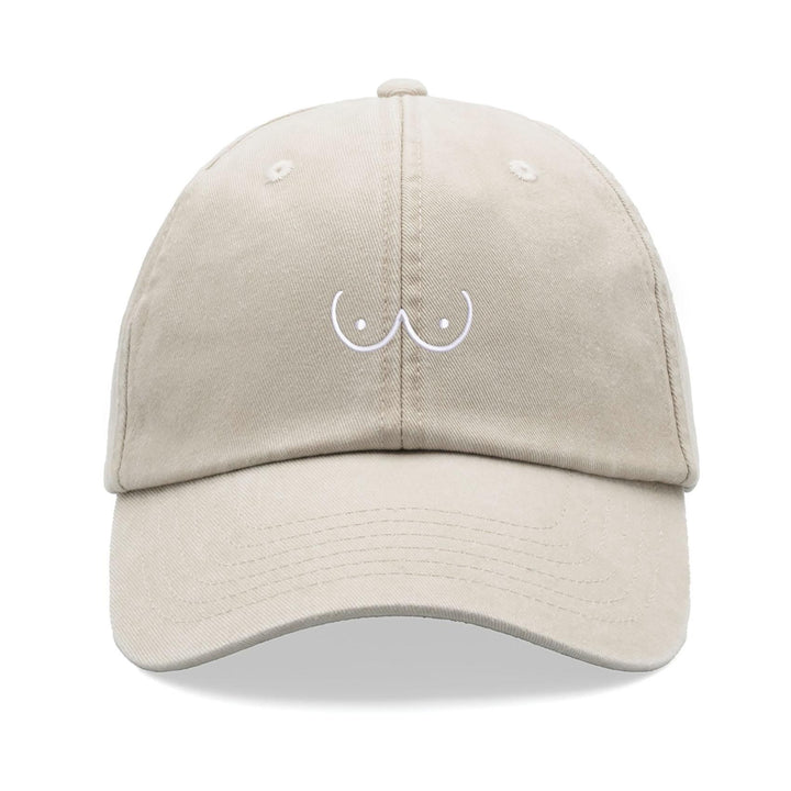 Chest Cartoon Baseball Cap Retro Washed Unisex