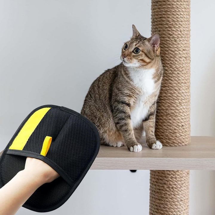 Pet Grooming Gloves Double-Sided Anti-Tangle Gloves
