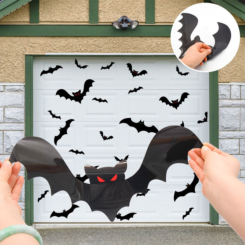 Halloween Bat and Spider Magnetic Decals